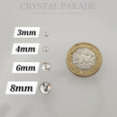 Zodiac Lochrosen Sew on Stone - Clear