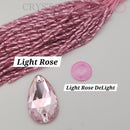 Zodiac Bugle Bead Dropper Bunch - Pink
