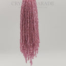 Zodiac Bugle Bead Dropper Bunch - Pink