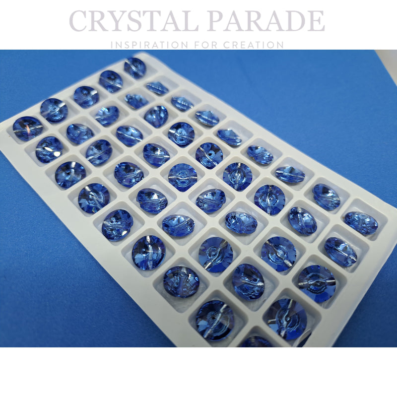 Zodiac Rivoli Buttons Sapphire