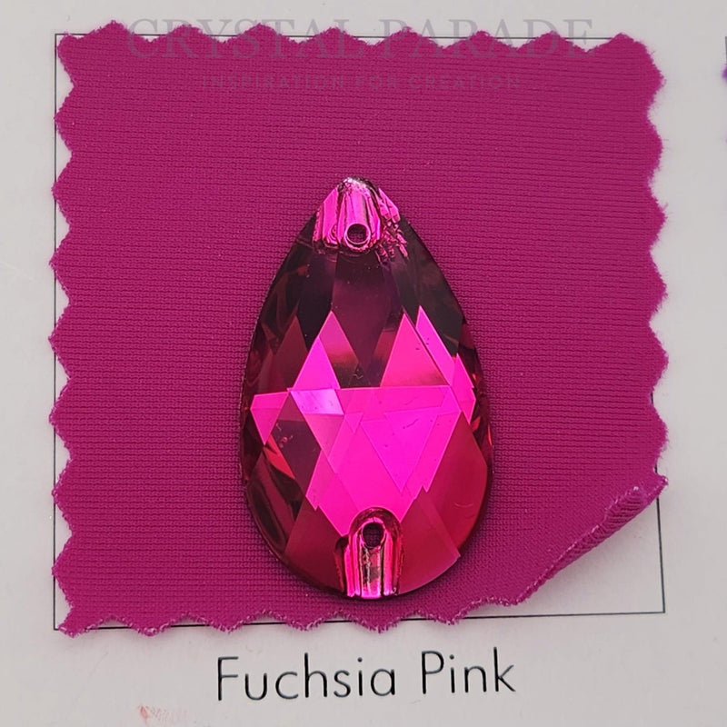 Zodiac Crystal Peardrop Sew on Stone - Ruby