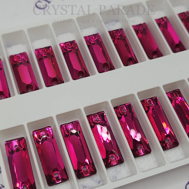 Zodiac Crystal Slim Baguette Sew on Stone - Ruby