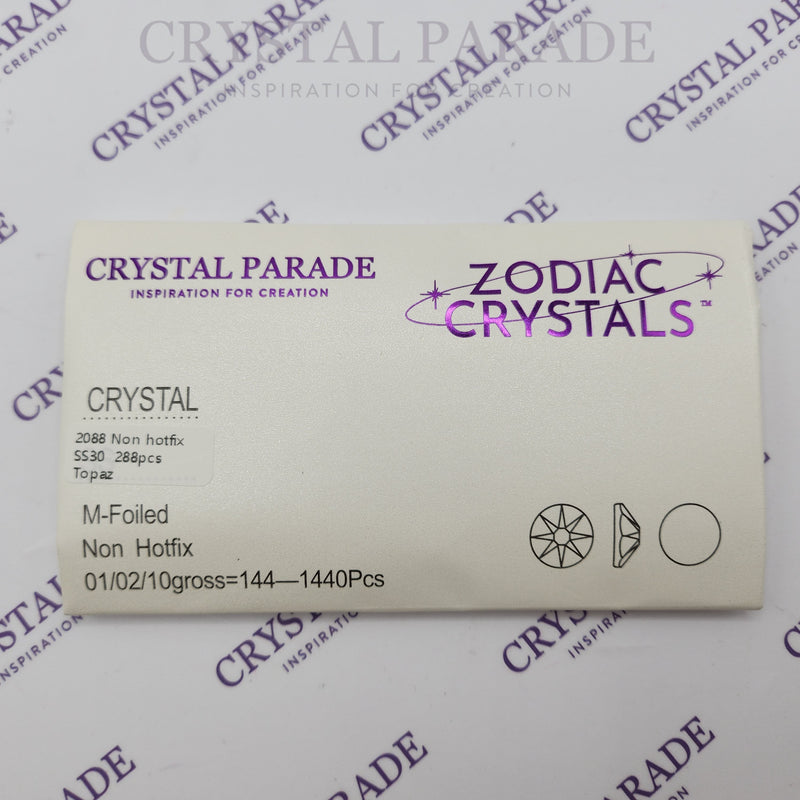 Zodiac Non Hotfix Crystals - Topaz