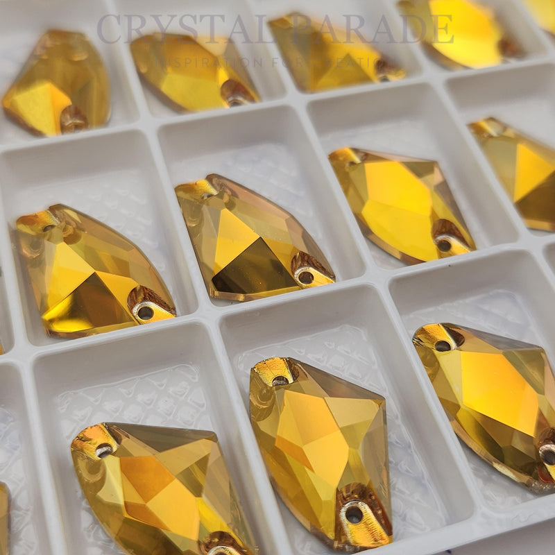 Zodiac Crystal Galactic Sew on Stone - Sunshine