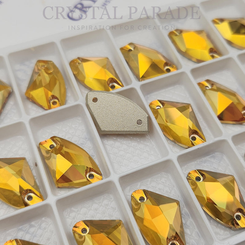 Zodiac Crystal Galactic Sew on Stone - Sunshine