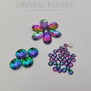 Zodiac Crystal Peardrop Sew on Stone - Volcano