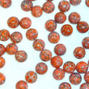 Preciosa Round Cabochon - Marble Coral (03298)