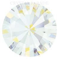 Preciosa Maxima Foiled Pointy Back Chaton - White Opal