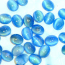 Preciosa Oval Cabochon - Blue/Green (04335)