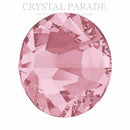 Swarovski 1012 Pointy Back Round Chaton PP21 - Pack of 100 - Light Rose