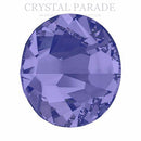 Swarovski 1012 Pointy Back Round Chaton SS34 (7mm) pack of 12 - Tanzanite