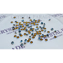Swarovski 1012 Pointy Back Round Chaton Various Sizes - Aquamarine