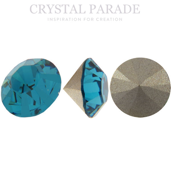 Swarovski 1100 Round Chaton Various Sizes - Indicolite