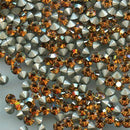 Swarovski 1028 Pointy Back Round Chaton Various Sizes -Crystal Copper