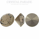 Swarovski 1028 Pointy Back Round Chaton Various Sizes - Greige