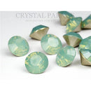 Swarovski 1028 Pointy Back Round Chaton Various Sizes - Pacific Opal