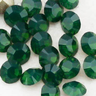 Swarovski 1028 Round Chaton PP9 - Pack of 100 - Palace Green Opal