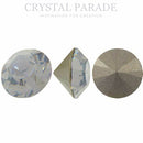 Swarovski 1028 Pointy Back Round Chaton Various Sizes - Silver Shade