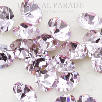 Swarovski 1028 Pointy Back Round Chaton Various Sizes - Violet