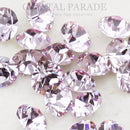Swarovski 1028 Pointy Back Round Chaton Various Sizes - Violet