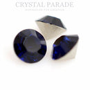Swarovski 1028 Round Chaton Various Sizes - Dark Indigo