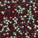 Swarovski 1028 Pointy Back Round Chaton Various Sizes - Dark Siam