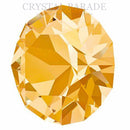 Swarovski 1028 Pointy Back Round Chaton Various Sizes - Sunflower