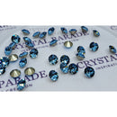 Swarovski 1088 Pointy Back Round Chaton Various Sizes - Aquamarine