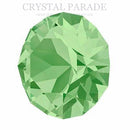 Swarovski 1088 Pointy Back Round Chaton SS34 (7mm) Pack of 24 - Peridot