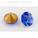 Swarovski 1100 Pointy Back Round Chaton Various Sizes - Sapphire