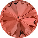 Swarovski 1122 Fancy Rivoli 14mm Padparadasha - 6 Pieces