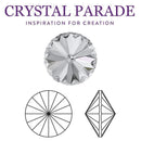 Swarovski 1122 Fancy Rivoli 14mm Clear- 1 Piece