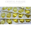 Limited Edition - Zodiac Crystal Peardrop Sew on Stone - Jonquil