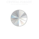 Swarovski 14mm Rivoli No Hotfix Flatback - Pack of 6 Clear Crystal