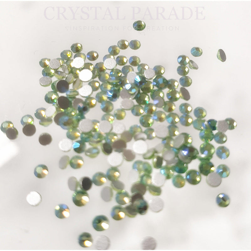 Zodiac Crystals Mixed Sizes Pack of 200 - Light Peridot AB