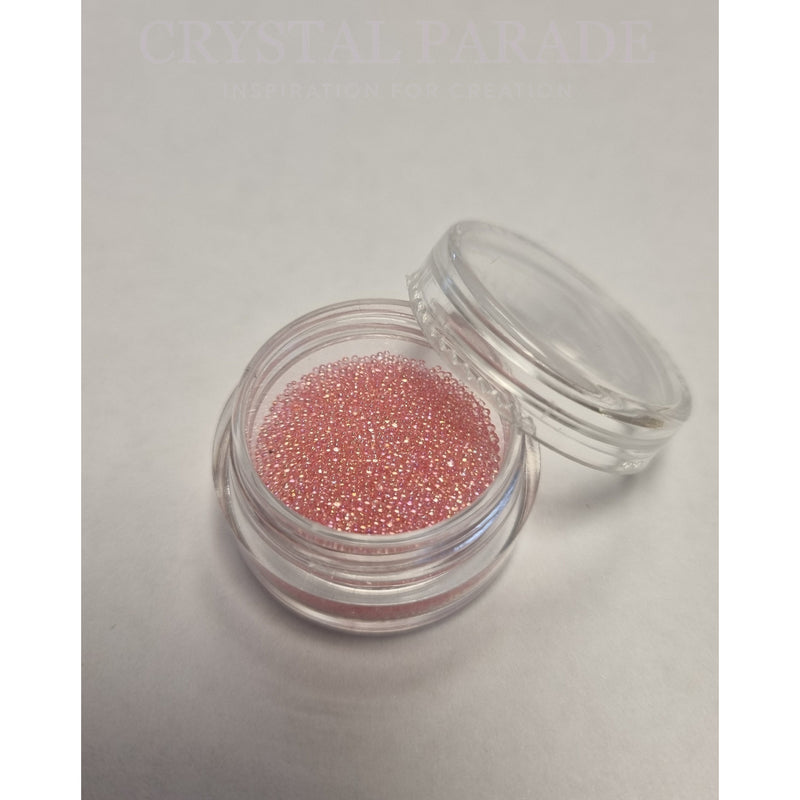 Mini Caviar Beads 5g in handy storage pot - Mermaid Pink