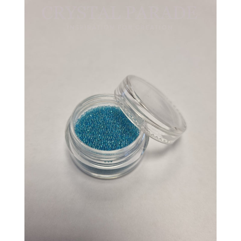 Mini Caviar Beads 5g in handy storage pot - Mermaid Blue