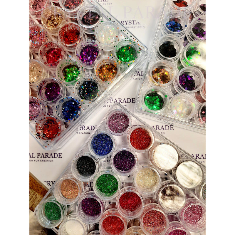 Glitter Pots - Pack of 5