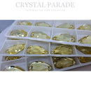 Limited Edition - Zodiac Crystal Peardrop Sew on Stone - Jonquil