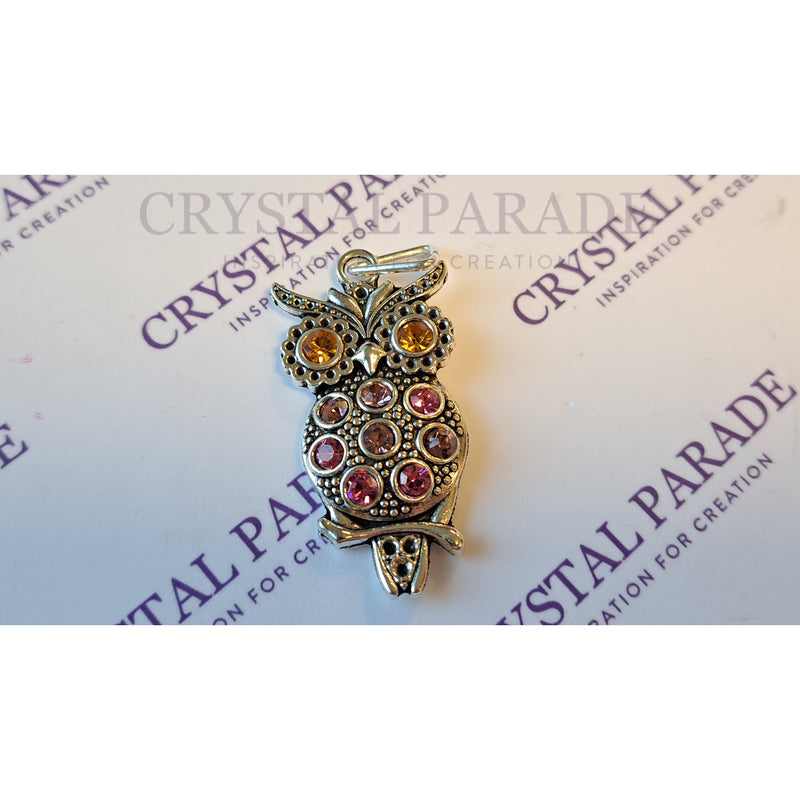 Owl Pendant Blinging Kit inc. Swarovski & Preciosa Crystals