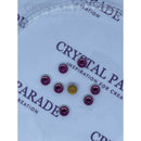 Swarovski 2090/4 Round Cabochon 5mm Pack of 50 - Fuchsia