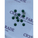 Swarovski 2090/4 Round Cabochon 5mm Pack of 50 - Emerald