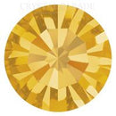 Preciosa Maxima Foiled Pointy Back Chaton - Topaz