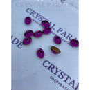 Swarovski 2190/4 Oval Cabochon 8x6mm Pack of 24 - Fuchsia