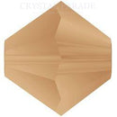 Preciosa Bicone Bead Light Colorado Topaz Matte