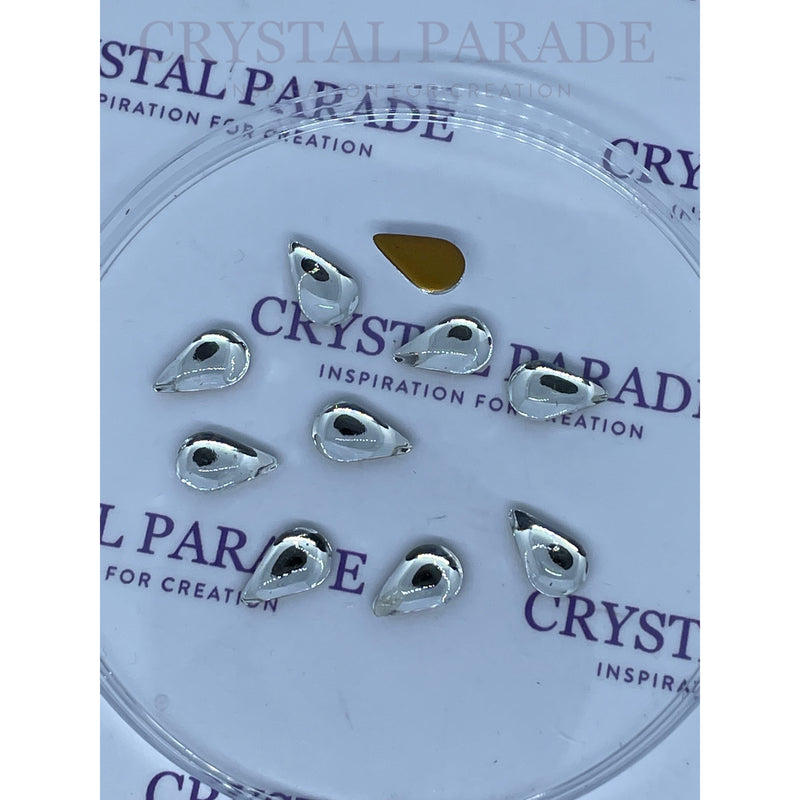 Swarovski 2390/4 Pear Cabochon 13x7mm Pack of 12 - Clear