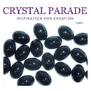 Preciosa Oval Cabochon - Black (23980)