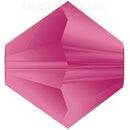 Preciosa Bicone Bead Fuchsia AB Matte