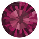 Preciosa Maxima Pointy Back Chaton - Ruby Unfoiled