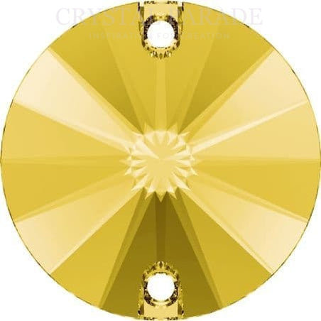 DISCONTINUED - Zodiac Rivoli Sew on Stone - Light Topaz